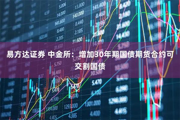 易方达证券 中金所：增加30年期国债期货合约可交割国债