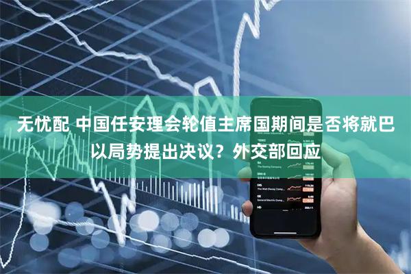 无忧配 中国任安理会轮值主席国期间是否将就巴以局势提出决议？外交部回应